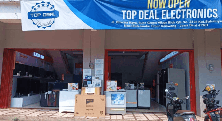 Toko elektronik Top Deal Electronics di Karawang